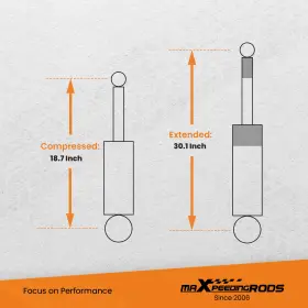8K2C3D MAXPEEDINGRODS Suspension Lift Shocks Strut Extensions #3