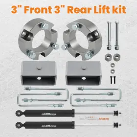 8P0KEL MAXPEEDINGRODS Front Rear Lift Shocks Kit 4WD Toyota #2