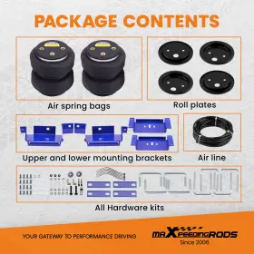 AL0NZK MAXPEEDINGRODS Rear Leveling Air Spring Lines Lariat #2