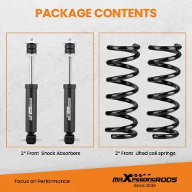 AP759J MAXPEEDINGRODS Leveling Lift Coil Springs Kit 1500 2WD #3