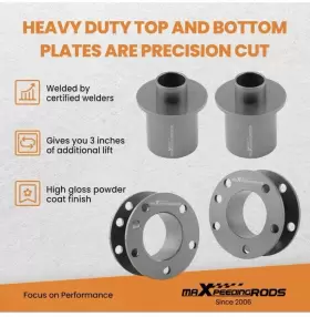 B05XJ8 MAXPEEDINGRODS Leveling Lift Front Rear Kit Ford Crown #3