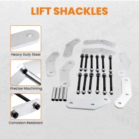 B8M9VF MAXPEEDINGRODS Front Rear Shackles Lift Yj Kit 2WD 4WD #3