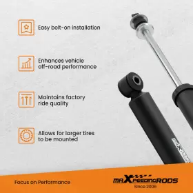 C86AU9 MAXPEEDINGRODS Leveling Lift Shocks Kit 2500 4WD Dodge #3