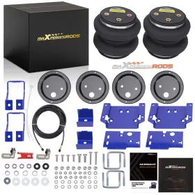 CED0IB MAXPEEDINGRODS Air Spring Suspension Bags Rear Kit Rwd