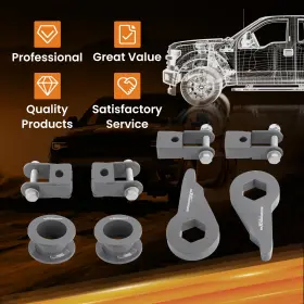 CFSLM2 MAXPEEDINGRODS Front Rear Lift Kit Chevy Gmc Tahoe