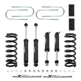 D0XAKN MAXPEEDINGRODS Front Rear Leveling Lift Shocks Kit 2WD