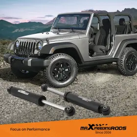 DW06RN MAXPEEDINGRODS Suspension Lift Shocks Kit Tj 4WD Jeep #3