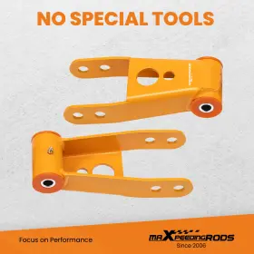 EV7D4B MAXPEEDINGRODS Front Rear Leveling Lift Steel Kit Xj #3