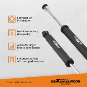F7JGAU MAXPEEDINGRODS Suspension Lift Shocks Kit Toyota #3