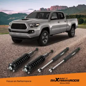 FDQ6HM MAXPEEDINGRODS Front Rear Lift Struts Shocks Kit 4WD #3