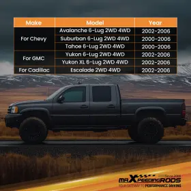 FNDX0Y MAXPEEDINGRODS Front Rear Lift Kit Chevy Gmc Tahoe #2