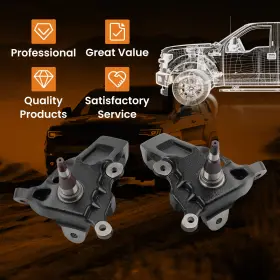 GB9UV8 MAXPEEDINGRODS Front Lift Spindle Knuckle F150 2WD #3
