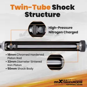 HVWEQ1 MAXPEEDINGRODS Lift Kit 1500 4WD Chevy Gmc Silverado #3