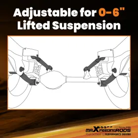J9OHF7 MAXPEEDINGRODS Rear Upper Lower Control Arm Tubular Jk #2