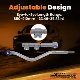 JBRV79 MAXPEEDINGRODS Front Solid Track Bar Gladiator Jt 4WD #3