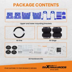 JN13B6 MAXPEEDINGRODS Rear Air Helper Spring Leveling Kit #3