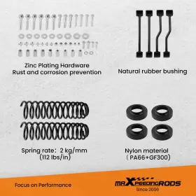KPH8SE MAXPEEDINGRODS Maxpeedingros Lift Shock Kit Tj Jeep #3