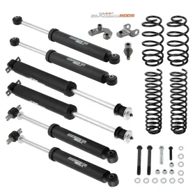KTZ83W MAXPEEDINGRODS Suspension Lift Shocks Kit Tj 4WD Jeep
