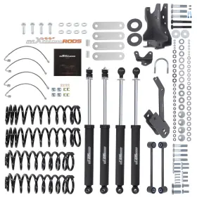 KUM352 MAXPEEDINGRODS Lift Brake Lines Jk Unlimited Kit Jeep