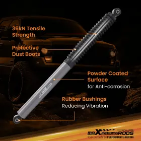 KZY7HS MAXPEEDINGRODS Rear Lift Shock Dust Cover F-150 Ford #3