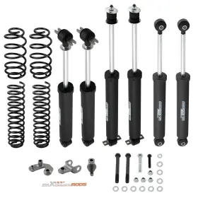 MU4HNR MAXPEEDINGRODS Lift Dual Steering Stabilizer Kit Tj