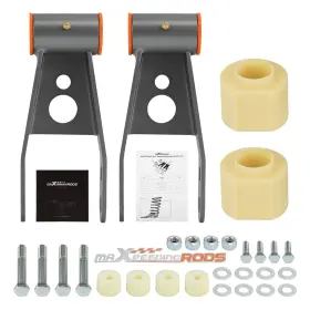 NMIP6T MAXPEEDINGRODS Front Rear Lift Spacers Shackle Kit Xj
