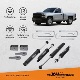 NU8X6M MAXPEEDINGRODS Front Rear Lift Kit 1500 4WD Chevy Gmc #2
