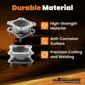 OYFSE5 MAXPEEDINGRODS Front Rear Lift Spacers Kit 4WD Toyota #3