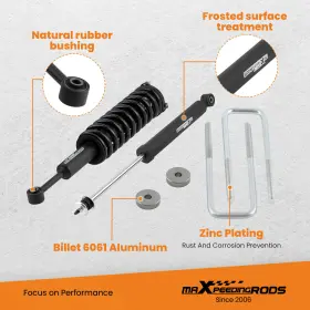 P4BWEH MAXPEEDINGRODS Lift Struts Shocks Kit 4WD Toyota #2