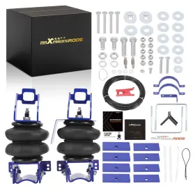 Q2TU3X MAXPEEDINGRODS Rear Air Spring Bags Lines Kit F250 4WD