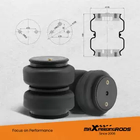 RFZTB9 MAXPEEDINGRODS Air Suspension Spring Bag Kit 1500 Ram #2