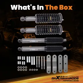 RGFD69 MAXPEEDINGRODS Front Rear Lift Struts Kit 4WD Nissan