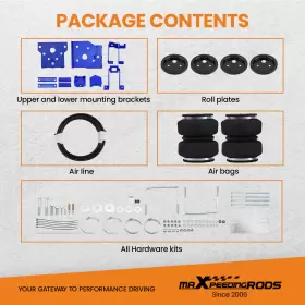 UGJIL4 MAXPEEDINGRODS Air Spring Bag Suspension Pickups Kit #2