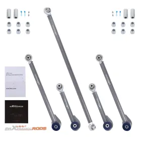 V6J530 MAXPEEDINGRODS Rear Upper Lower Control Arms Track Bar