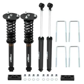 VE1XFR MAXPEEDINGRODS Front Rear Leveling Lift Struts Shocks