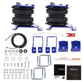 VRY5Q8 MAXPEEDINGRODS Air Spring Suspension Rear Kit Rwd
