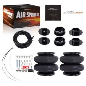 WKZ0NY MAXPEEDINGRODS Rear Air Ride Shock Bags Brackets Kit