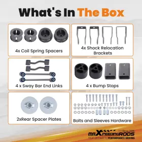 ZN0YWS MAXPEEDINGRODS Suspension Lift Front Rear Jl Kit Jeep #3