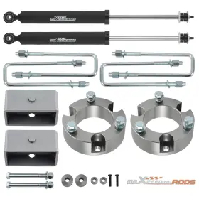 ZWTI52 MAXPEEDINGRODS Front Rear Lift Shocks Kit 4WD Toyota
