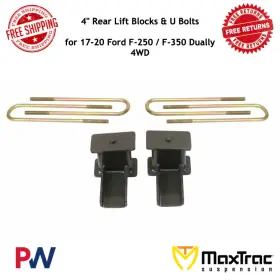 903340 MAXTRAC Rear Lift Blocks Bolts Dually F-250 F-350 4WD