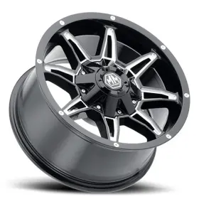 8090-8937M18 MAYHEM Wheels Rim Rampage Milled Spokes