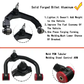 HDX799021 MGP Front Upper Control Arms Lift 1500 4WD 4X4 Ram #3