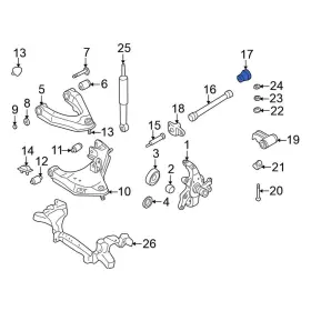540332S400 NISSAN OE Front Torsion Bar Cover Frontier