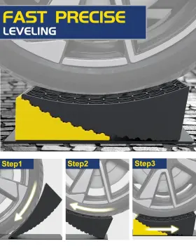 FCTPQ-06 OFISPEED Rv Leveling Blocks Ramp Camper Leveler Kit #3