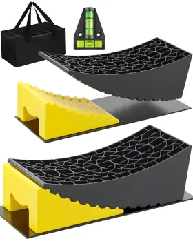 FCTPQ-06 OFISPEED Rv Leveling Blocks Ramp Camper Leveler Kit