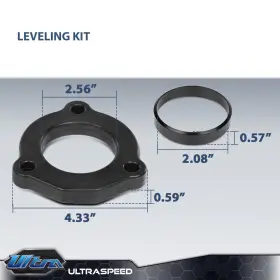 ULT-100808 PIT66 Front Leveling Lift Kit 2WD 4WD Chevy Gmc #3