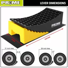 02-134 PRIME 1 Camper Leveler Pack Rv Leveling Blocks Hdpe #3