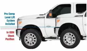 63231 PRO COMP Front Leveling Strut Spacers Stud Extensions #2