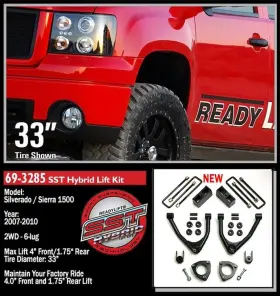 69-3285 READYLIFT Sst Lift Kit 1500 2WD Silverado Sierra