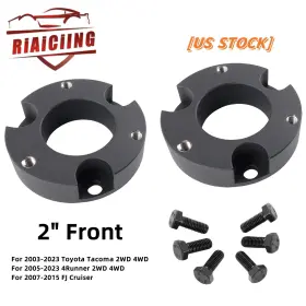 LIF031-2-BK RIAICIING Front Leveling Lift Kit 4WD Toyota